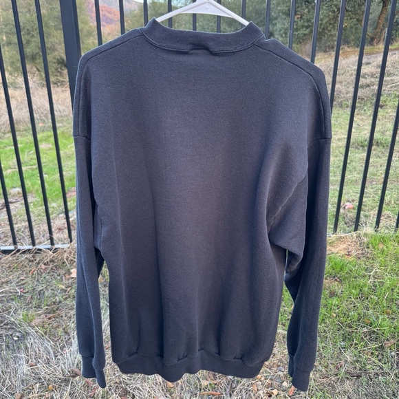 Vintage 90’s American Outfitters Wolf Howling At Moon Sweatshirt XL - Picture 3 of 4